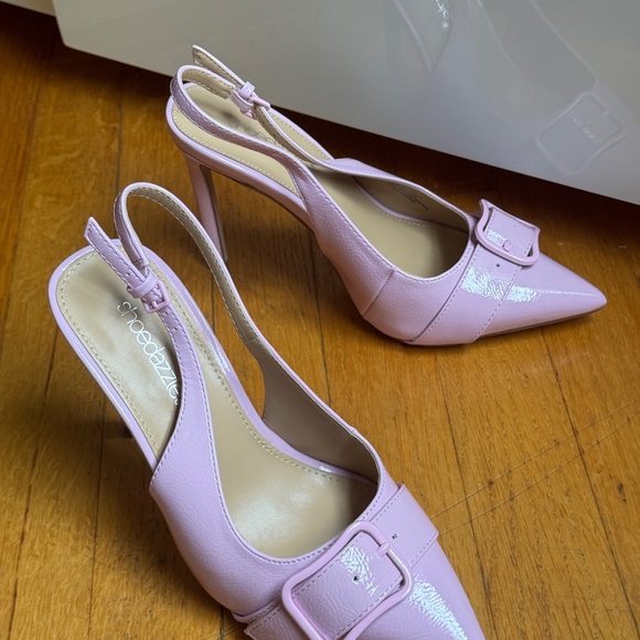 Shoe Dazzle Light Pink Slingback Heels - Picture 5 of 5